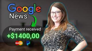 $1400 PER DAY Using Google News! (FREE) (Make Money Online 2023)