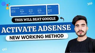 Activate Adsense Dashboard New Method