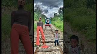 funny train vs sand sculpture special effects on the train driver half #trending #train #vfx #yt