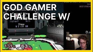 GOD GAMER CHALLENGE w/ (falco) | Smash Melee Highlights