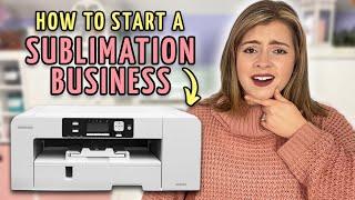 How to Start a Sublimation Business From Home | Sublimation for Beginners