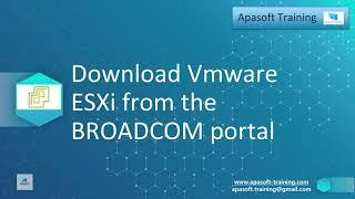 Download Vmware ESXi from Broadcom Portal