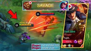 Yuzuke Vs Top 1 Supreme Roger Trashtalker in MCL Final | Lifesteal Hack vs Insane Attack Speed! 