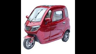 EEC COC Adult 3 Wheel Electric Tricycle with Enclosed Cabin