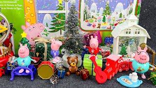 Ultimate ASMR Peppa Pig Playground CHRISTMAS TOYS COLLECTION,Mystery Blind Boxes mini toys