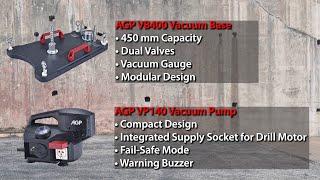 AGP VB400 Vacuum Base & VP140 Vacuum Pump Features
