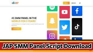 JAP SMM Panel Script Download || Just another Panel Script || Latest SMM Panel Website Script 2024