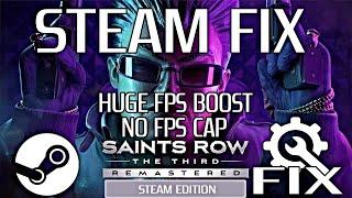 Saints Row The Third Remastered Steam FIX for LOW FPS, FPS CAP (HUGE FPS BOOST)