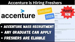 Accenture Hiring Now! No Experience Required | All Graduates Eligible!