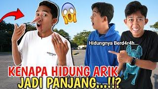 ANEH!! ARIK Hidungnya Tumbuh Memanjang Sampe BERD4RAH?? BIKIN SEMUANYA PANIK | Mikael TubeHD