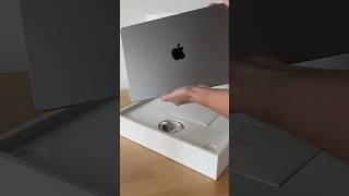 Unboxing the new Mac book Air m2, Space grey color #unboxing #shorts #