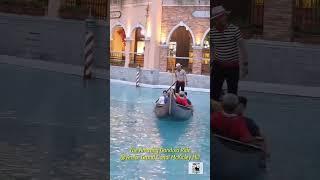 The Amazing Gondola Ride at Venice Grand Canal McKinley Hill #satisfying #asmr #gondolaride