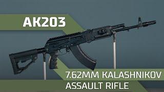 7.62mm Kalashnikov AK203 assault rifle