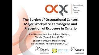 The burden of occupational cancer (Jan 16, 2018)