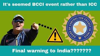 It's seemed BCCI event rather than ICC Cricket World cup|Mickey Arthur's gave warning to India.