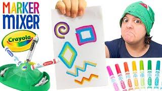 Can We Turn Crayola Marker Mixer Into Blending Markers? Marker Mixer Review