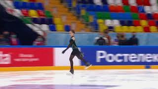 Kamila Valieva (RUS) - 4T-2T With Two Arms Up (Cup Of Russia, V Stage, Moscow, FS)