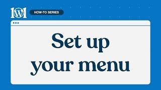 How to add a menu to WordPress.com