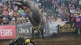 WRECK: Luke Snyder sustains a concussion (PBR)