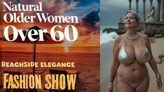 Best Beach Poses for natural Women Over 50, 60, 70 & 80 – Stylish & Elegant Beach Fashion" part: 32