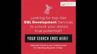 Looking for top-tier SQL Development Services to unlock your data's true potential?#sql #development