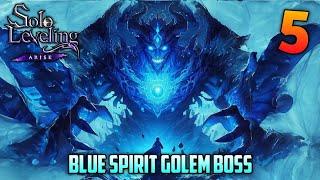 Solo Leveling ARISE Battlefield Of Trials - blue spirit golem (Floor 5)