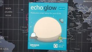 Amazon Echo Glow Smart Night Light Unboxing & Review!!