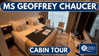 Riviera Travel's MS Geoffrey Chaucer Diamond Deck Suite CABIN TOUR 311!