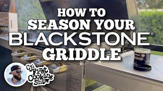 How to Season Your New Blackstone Griddle with CJ