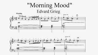 "Edvard Grieg - Morning Mood" - Piano sheet music (by Tatiana Hyusein)