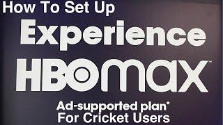 How to set up the HBO Max app for Cricket users on the Cricket more plan