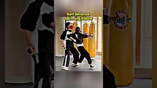 Spin Elbow Strike Self-defense  #selfdefense #selfdefenseskills #shortvideo #shortsvideo #shorts