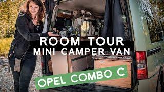 Mini Camper Van Room Tour DIY Selbstausbau Opel Combo C | Vanlife