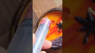 Sunset candle, for order watsap on 9241803970  #shorts #sunsetcandle #art #candle @RajnisArt
