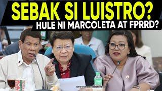 HETO NAKAKABILIB! FPRRD at CONG.MARCOLETA PENATATANGGA/LAN na ng LlSENSYA si LUlSTR0 Bilang ABUGAD0?