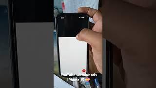 YouTube without ads iPhone 15 