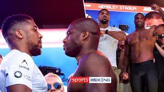 IN FULL! Anthony Joshua and Daniel Dubois weigh in and face off 