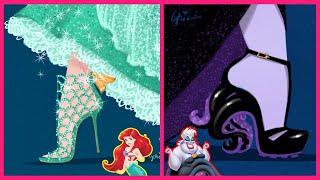 If DISNEY Ladies Wore Designer Shoes!!! (Disney Princess and Disney Villains) @WANAPlus