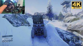 Exploring all Watchtowers in North Port, Alaska, USA - SnowRunner | ThrustMaster T300RS GT