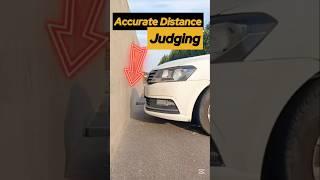 How to Judge Wall Distance with Your Car #cardrivingtips #automobile #shorts