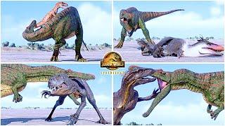 "Crocodile Mimic" Suchomimus VS All Dinosaurs Killing Animations  Jurassic World Evolution 2 - JWE2