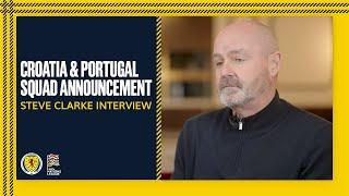 Steve Clarke Squad Announcement | Scotland v Croatia & Portugal | UEFA Nations League