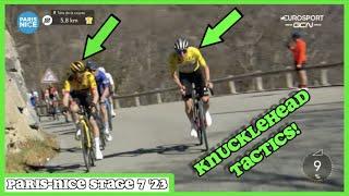 Pogačar & Vingegaard KNUCKLEHEAD Mistakes | Paris-Nice Stage 7 '23