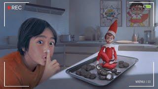 Ryans World Caught Elf On The Shelf Moving Talking & EATING!