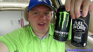 Reed Reviews Monster vs Full Throttle Taste Test