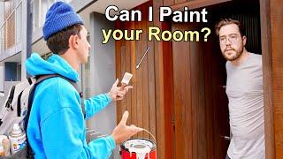 Asking Strangers in Australia to Paint THEIR Bedroom…