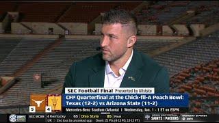 Tìm Tebow BOLD PREDICTIONS Texas vs Arizona State in CFP Quarterfinal at the Chick-fil-A Peach Bowl