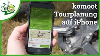 Tourplanung mit komoot auf dem iPhone 