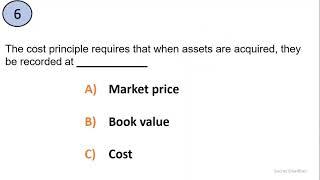 Accounting Quiz Questions and Answers: The Basic Accounting Equation