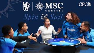 CUCURELLA, FOFANA, COLWILL & SANCHEZ play 'Spin & Sail'! 